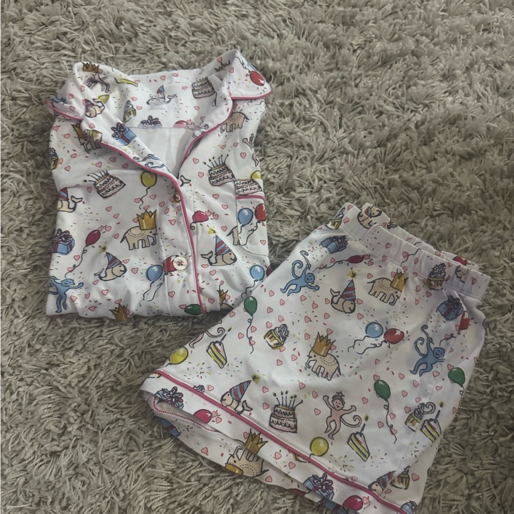 Roller Rabbit Birthday Pajama Set